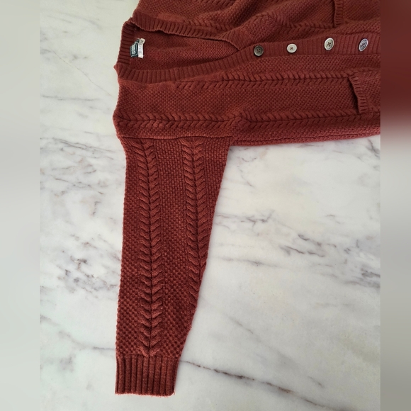 Vintage Wool Cardigan Sweater Current Brand 70's 80's - Picture 2 of 8